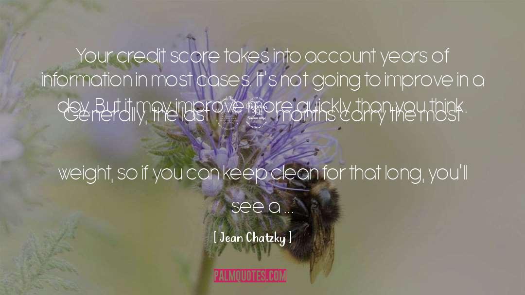 Credit Score quotes by Jean Chatzky