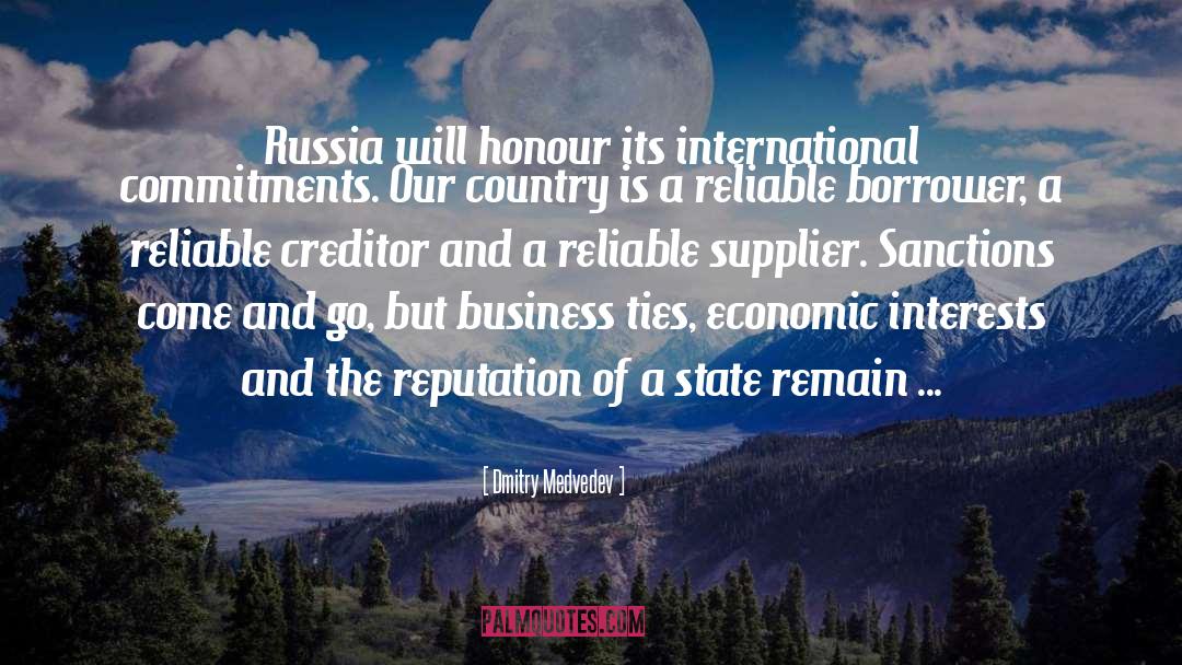 Creditor quotes by Dmitry Medvedev