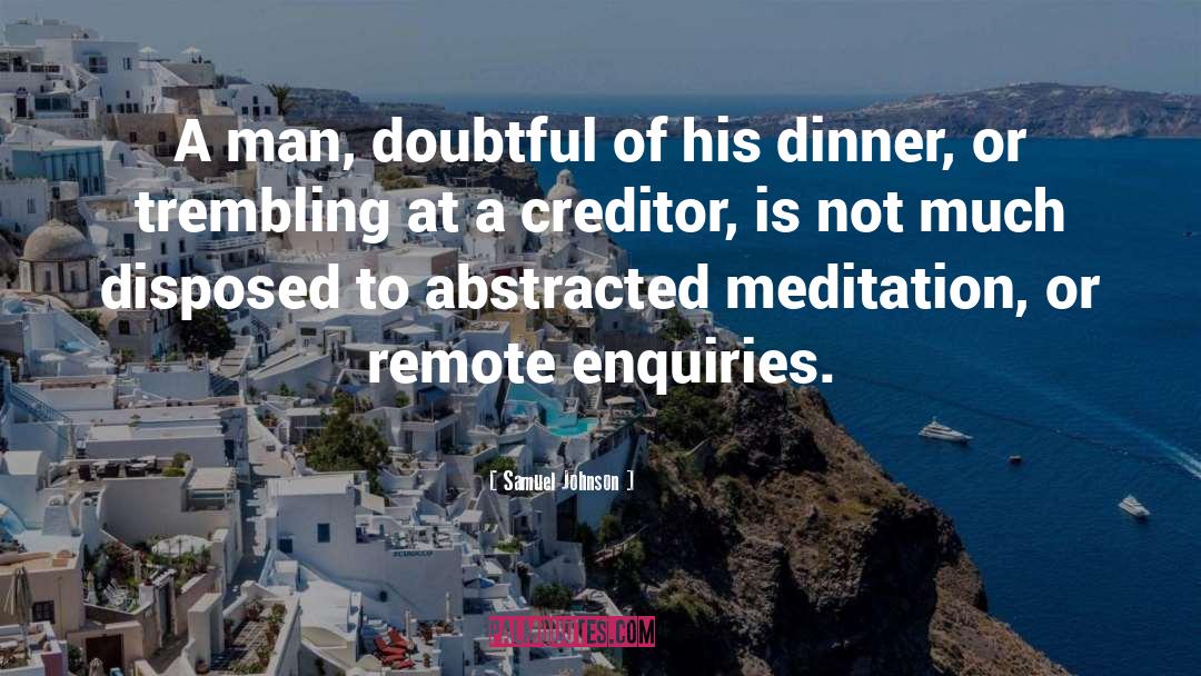Creditor quotes by Samuel Johnson