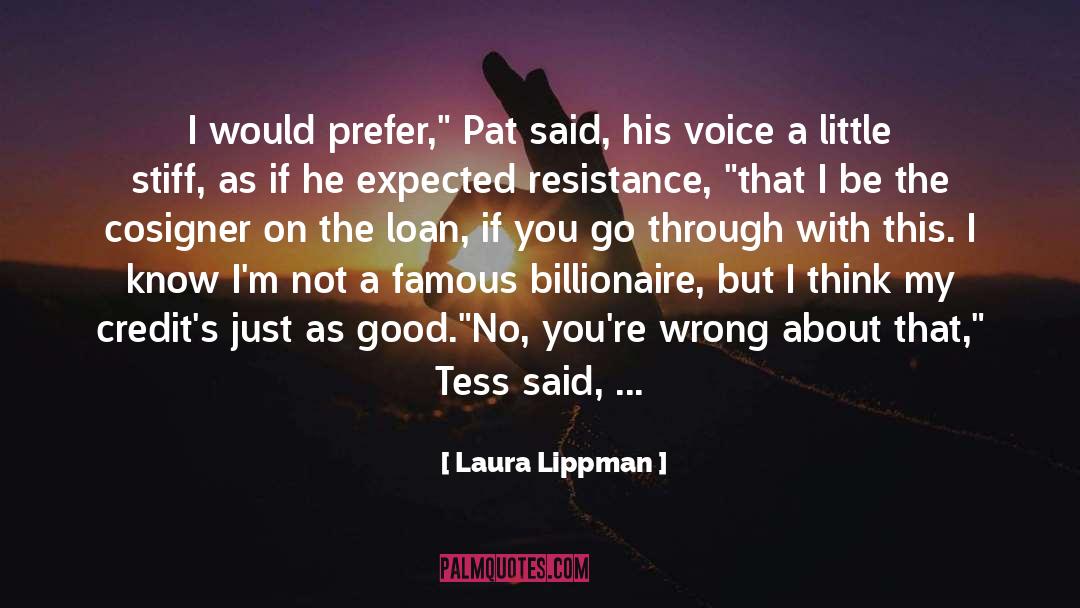Credits quotes by Laura Lippman