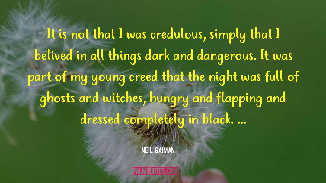 Credulous quotes by Neil Gaiman
