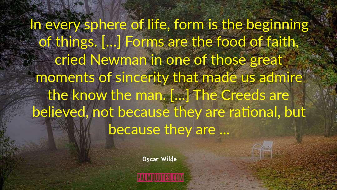 Creeds quotes by Oscar Wilde