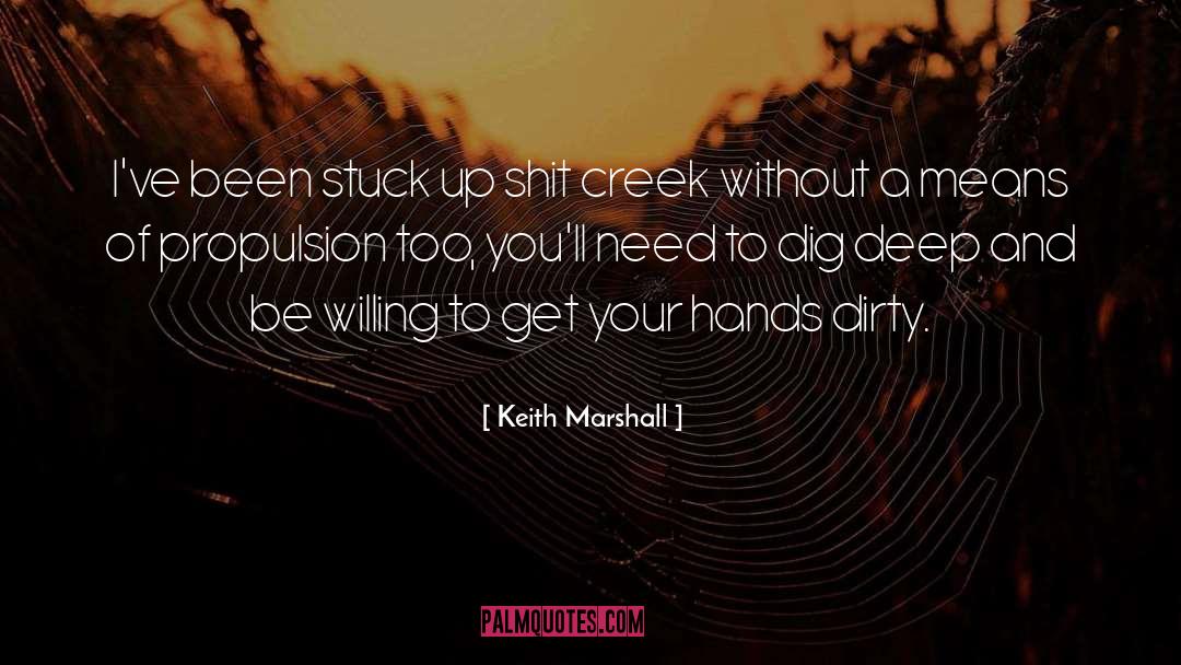 Creek quotes by Keith Marshall