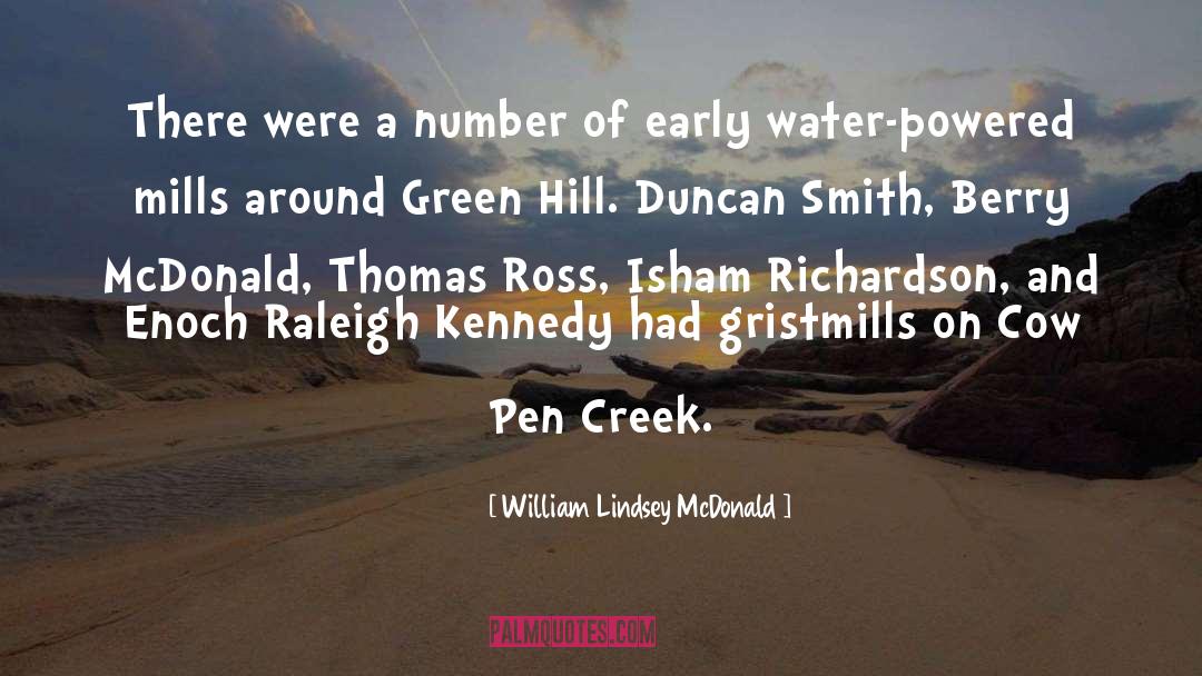 Creek quotes by William Lindsey McDonald