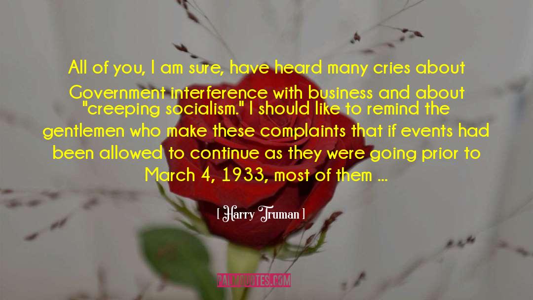 Creeping quotes by Harry Truman