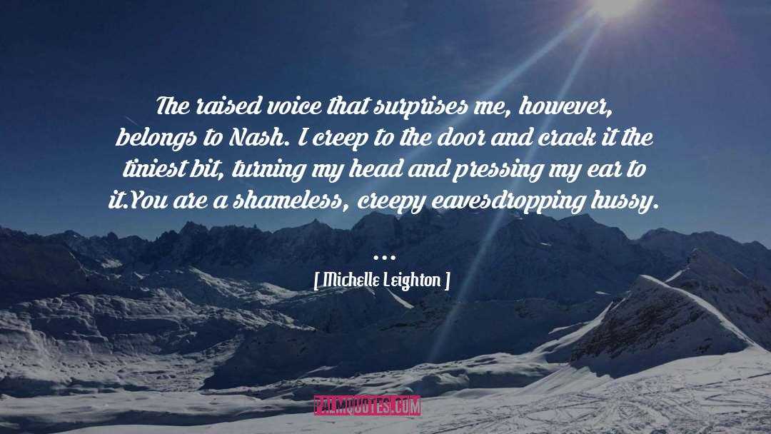 Creepy quotes by Michelle Leighton