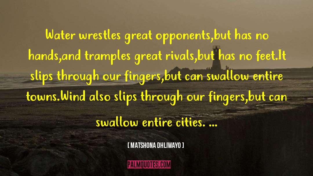 Creepy Towns quotes by Matshona Dhliwayo