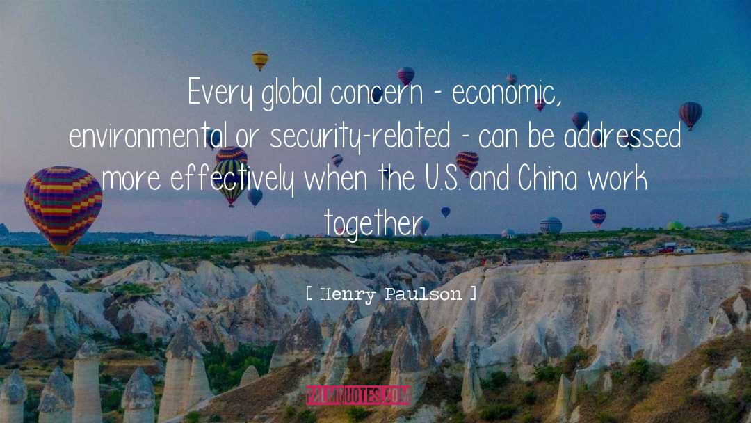 Crematorios China quotes by Henry Paulson