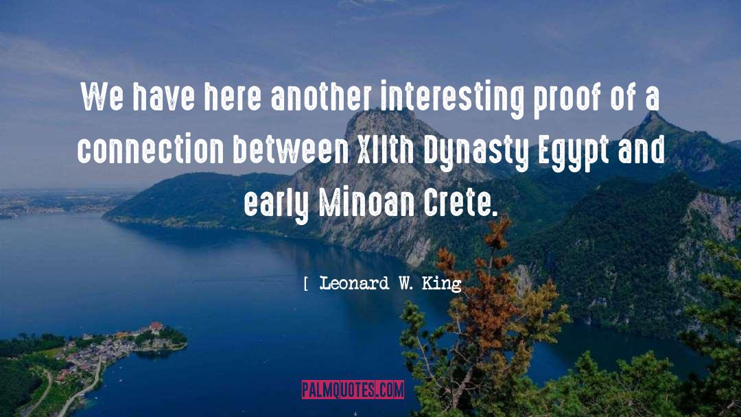 Crete quotes by Leonard W. King