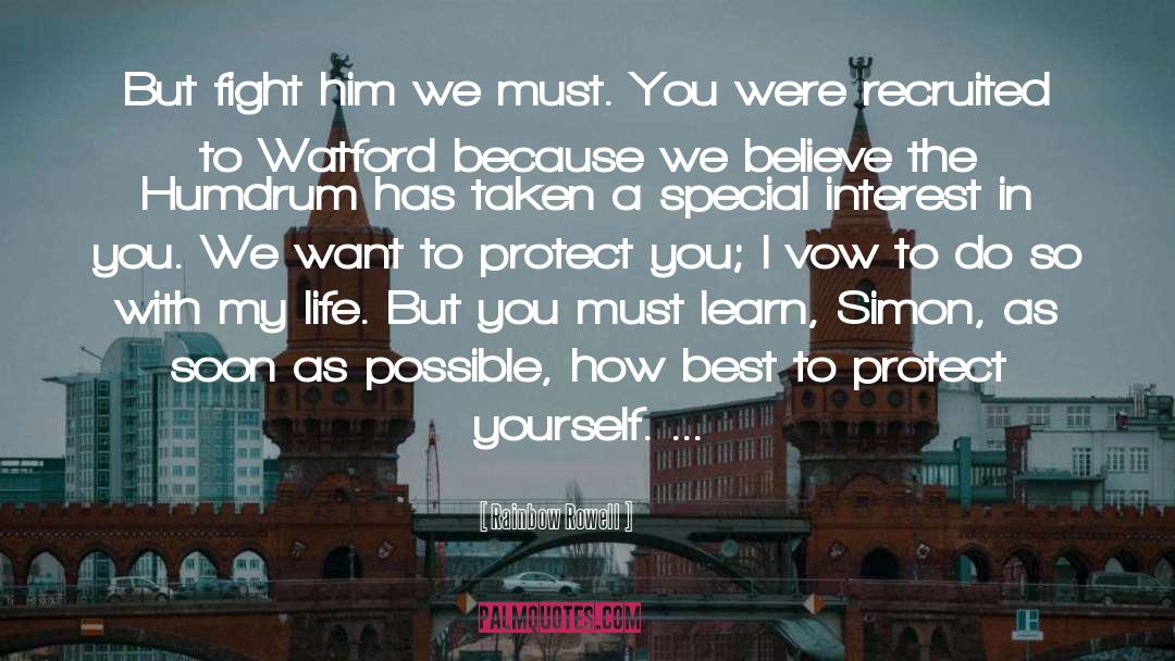 Crichlow Watford quotes by Rainbow Rowell