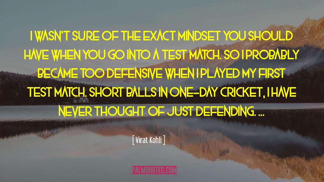 Cricket Bouncer quotes by Virat Kohli