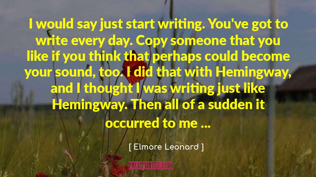 Cricket Funny quotes by Elmore Leonard