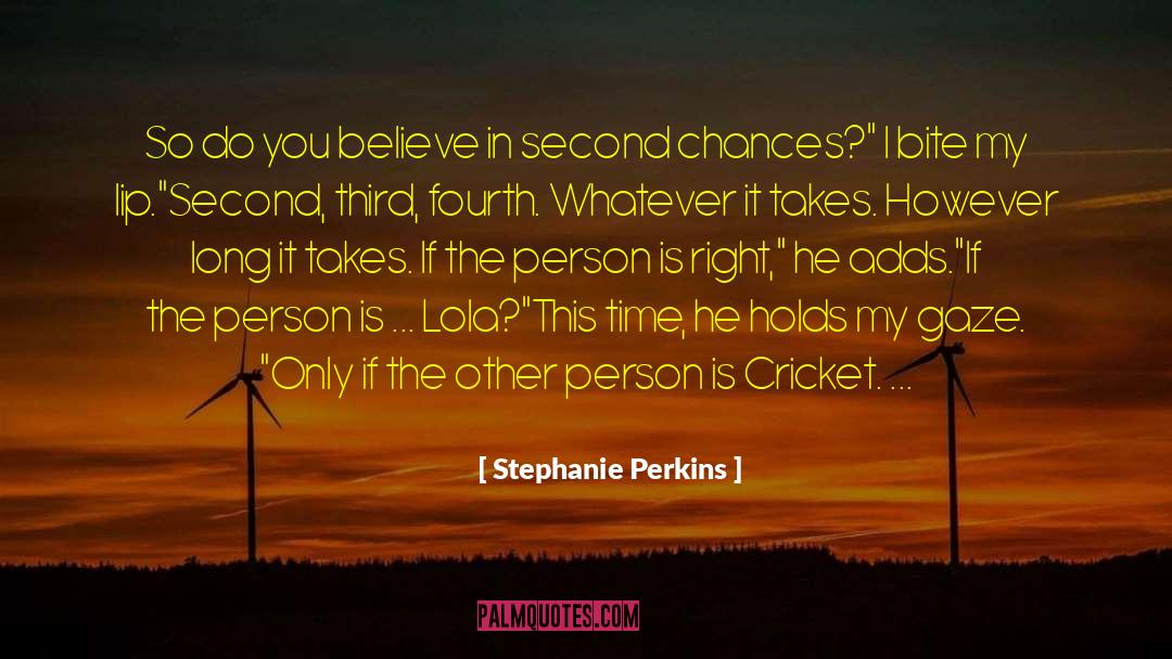 Cricket Hunt quotes by Stephanie Perkins