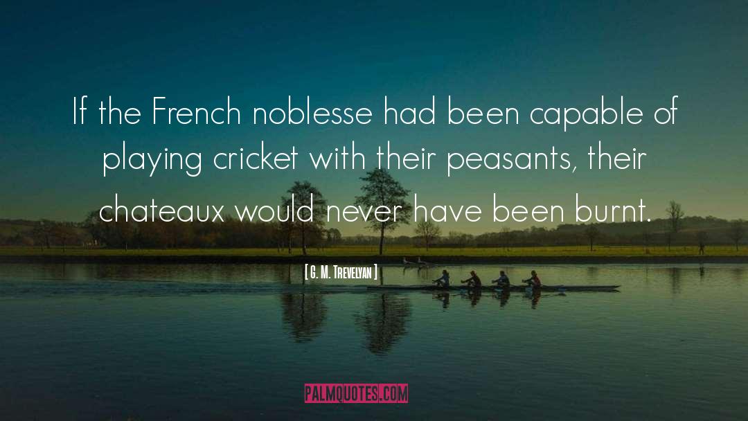 Cricket quotes by G. M. Trevelyan