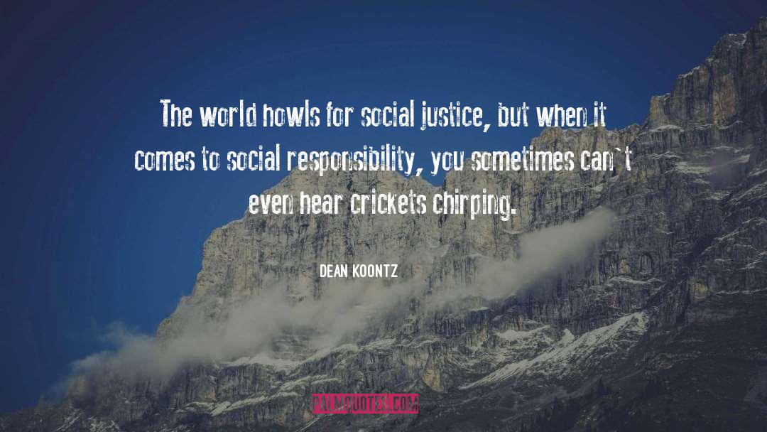 Cricket World Cup quotes by Dean Koontz