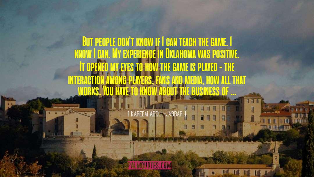 Cricketing Player quotes by Kareem Abdul-Jabbar