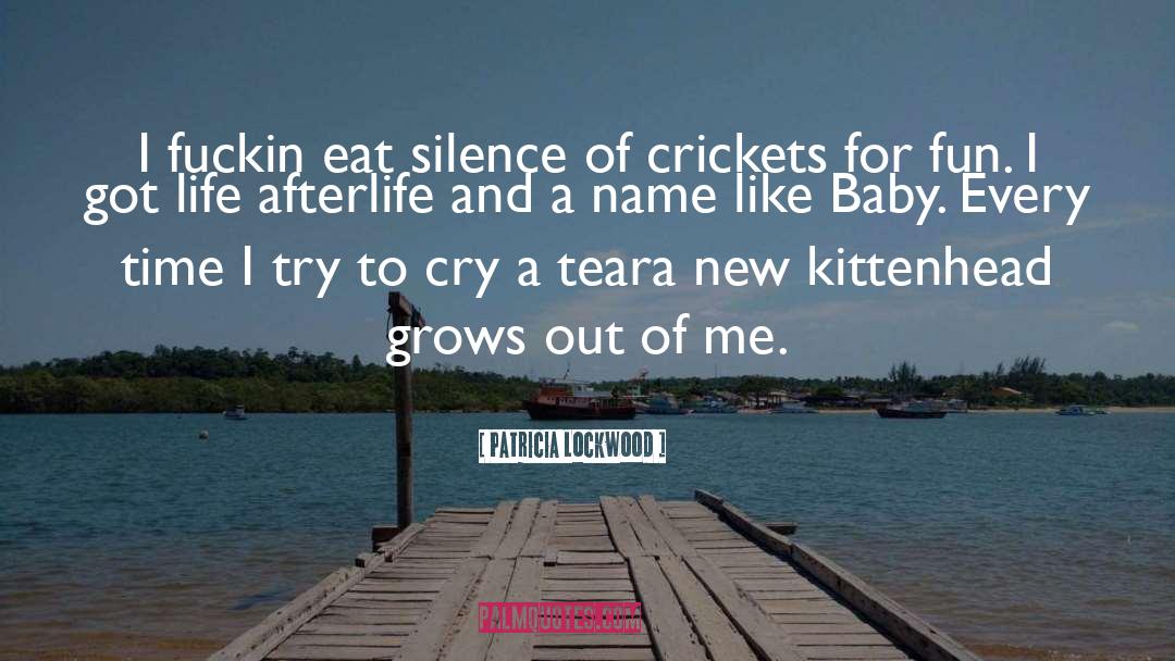 Crickets quotes by Patricia Lockwood