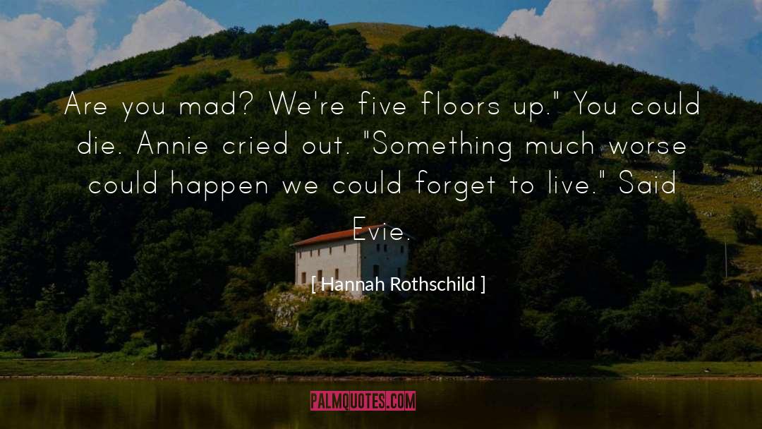 Cried quotes by Hannah Rothschild