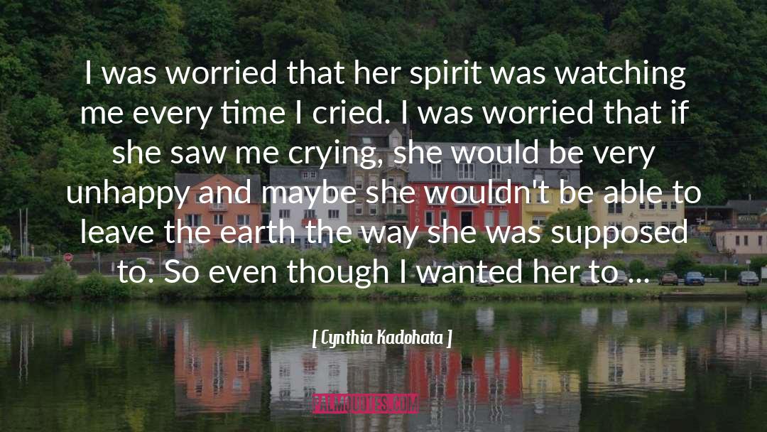 Cried quotes by Cynthia Kadohata