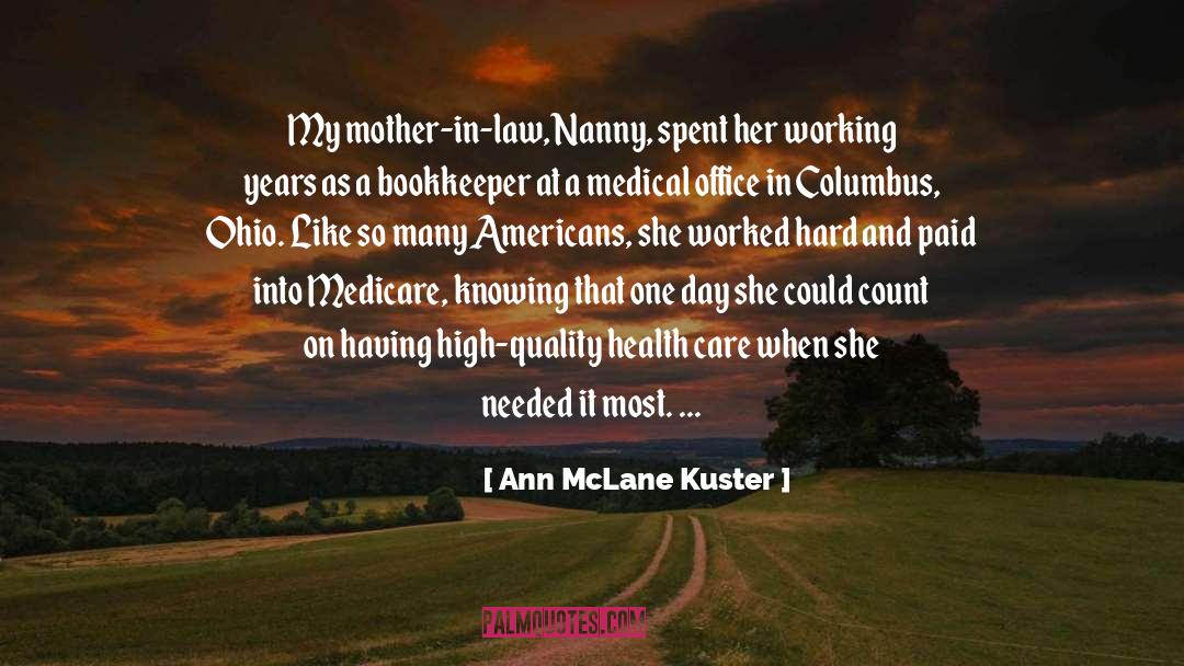 Cried So Hard quotes by Ann McLane Kuster