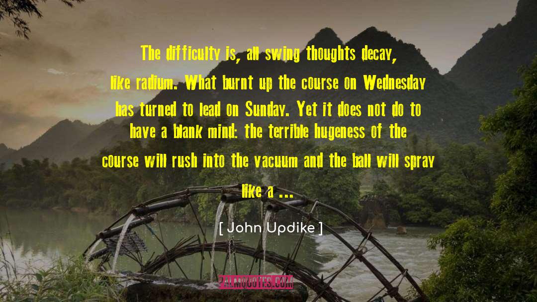Crieff Golf quotes by John Updike
