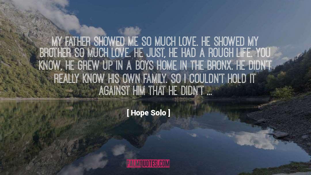 Crime Against Family quotes by Hope Solo