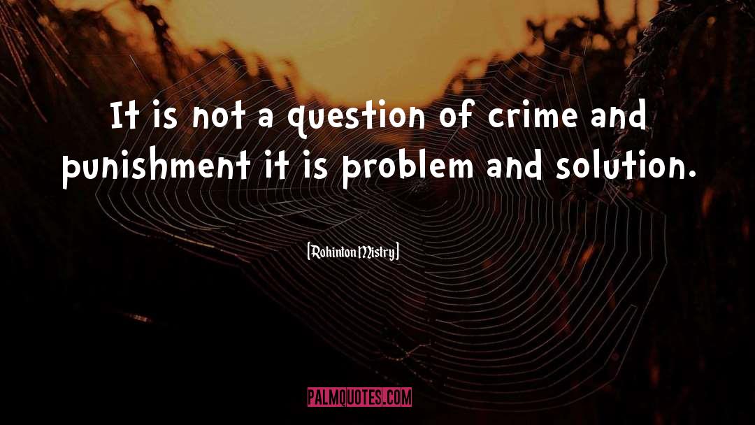 Crime And Punishment quotes by Rohinton Mistry