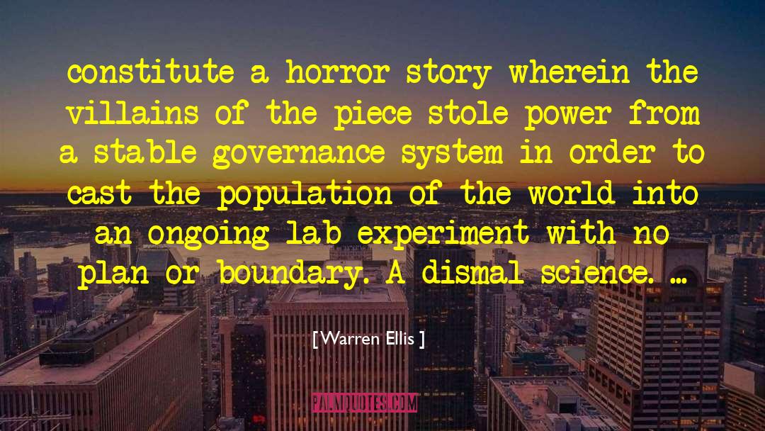 Crime Horror Story quotes by Warren Ellis