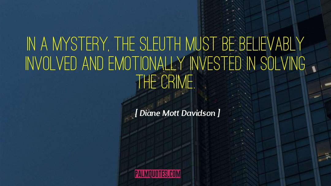 Crime Mystery quotes by Diane Mott Davidson