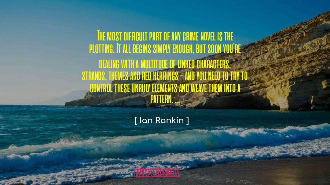 Crime Novel quotes by Ian Rankin