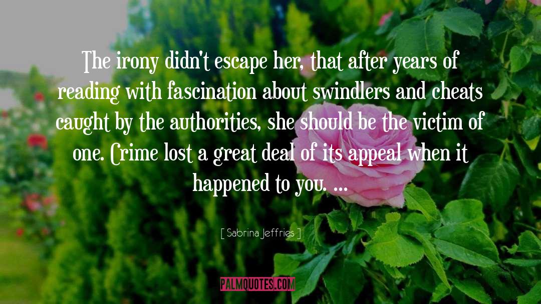 Crime quotes by Sabrina Jeffries
