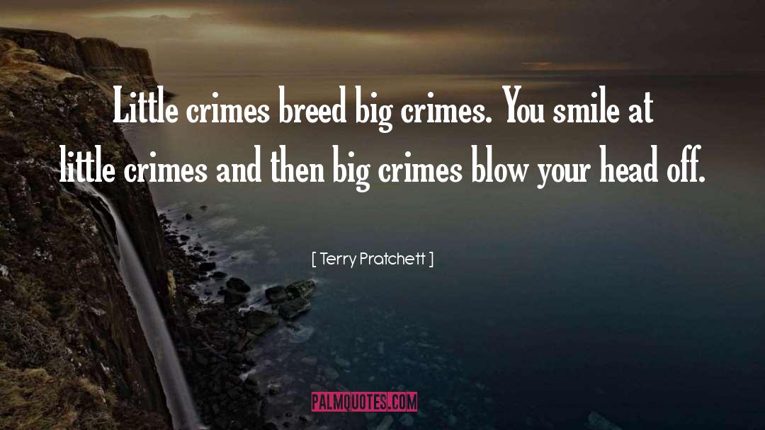 Crime quotes by Terry Pratchett