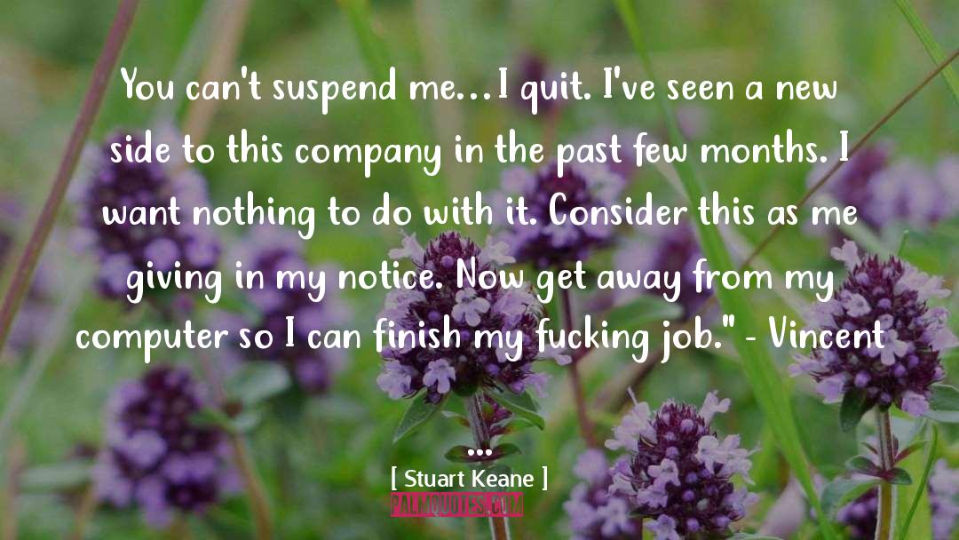 Crime Suspense Thriller quotes by Stuart Keane