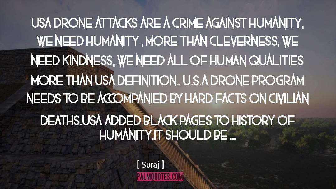 Crimes Against Humanity quotes by Suraj