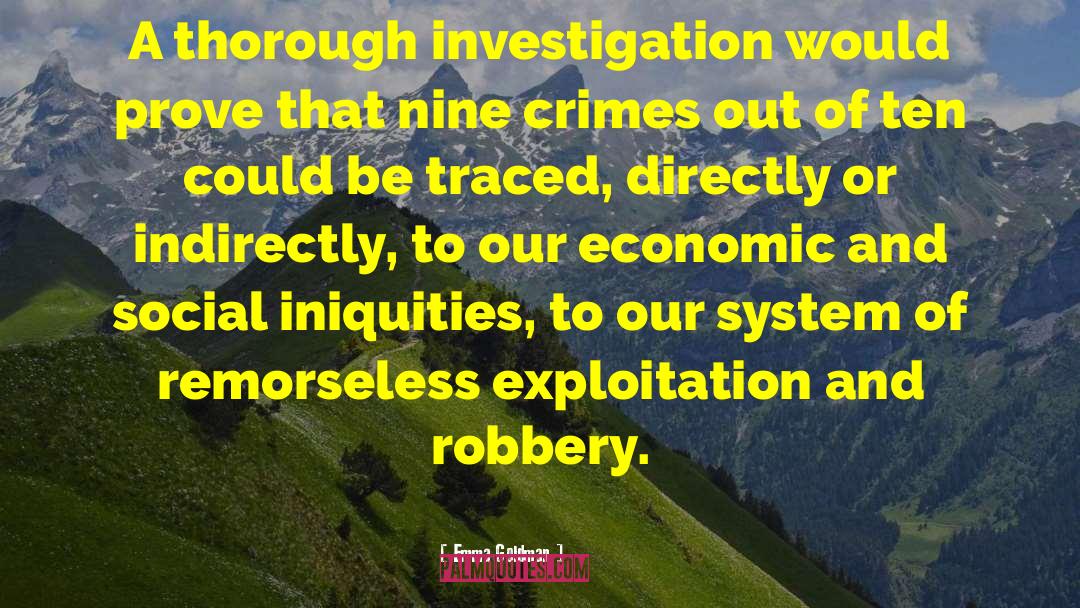 Crimes And Misdemeanors quotes by Emma Goldman