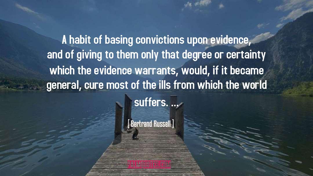 Criminal Evidence quotes by Bertrand Russell