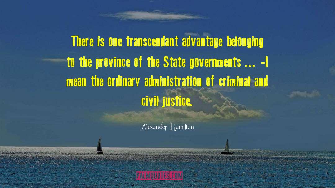 Criminal Justice Policy quotes by Alexander Hamilton