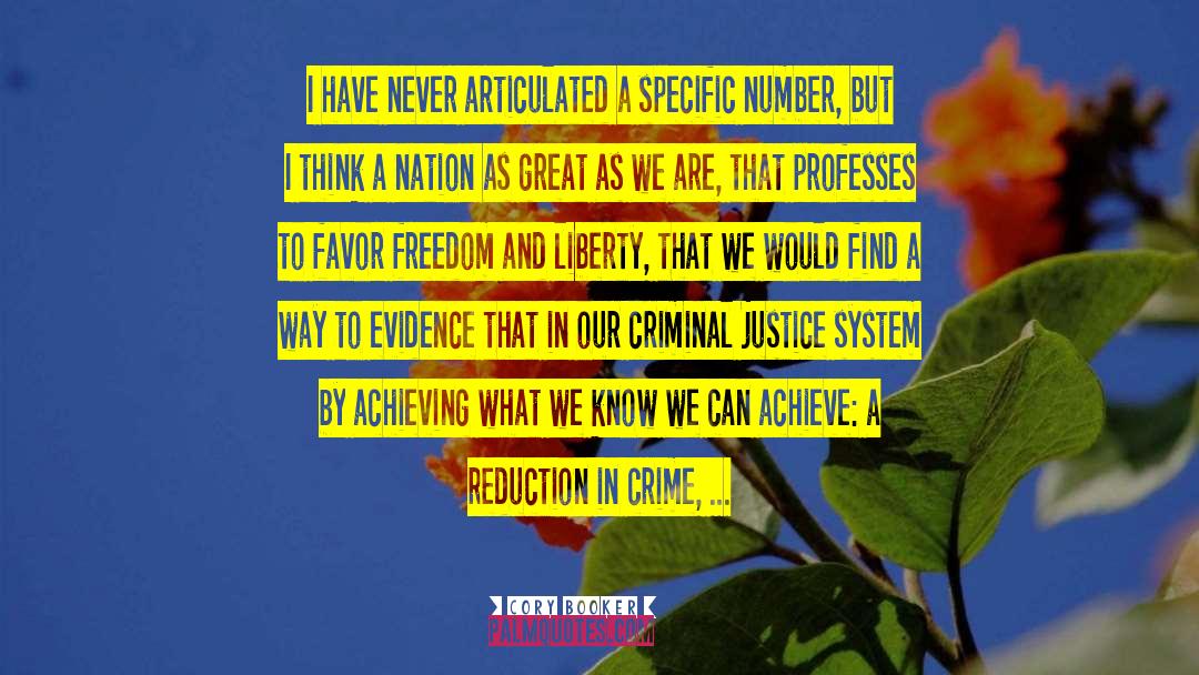 Criminal Justice quotes by Cory Booker