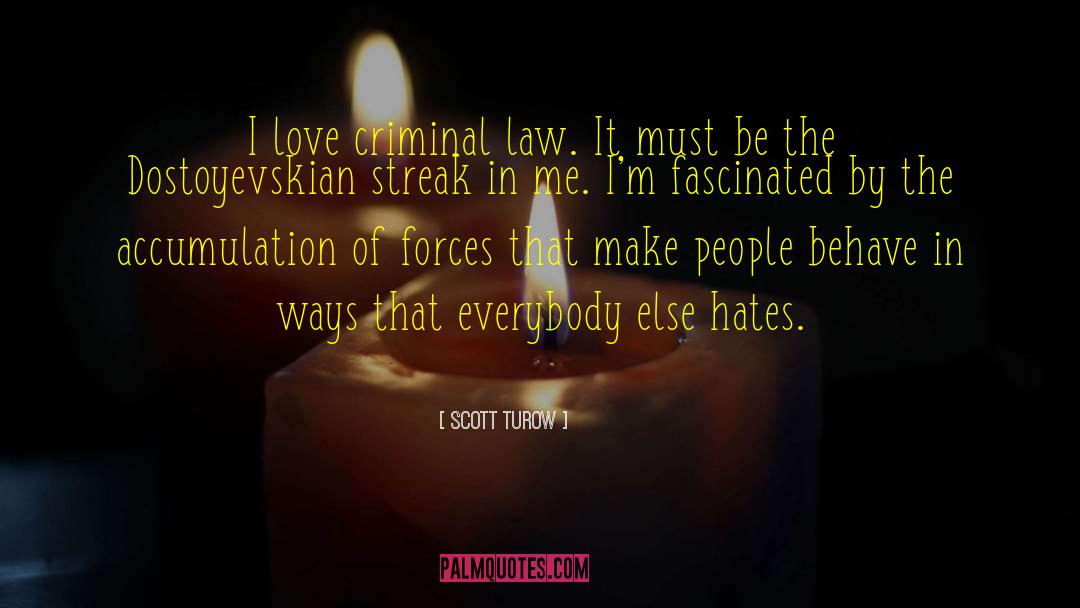 Criminal Law quotes by Scott Turow