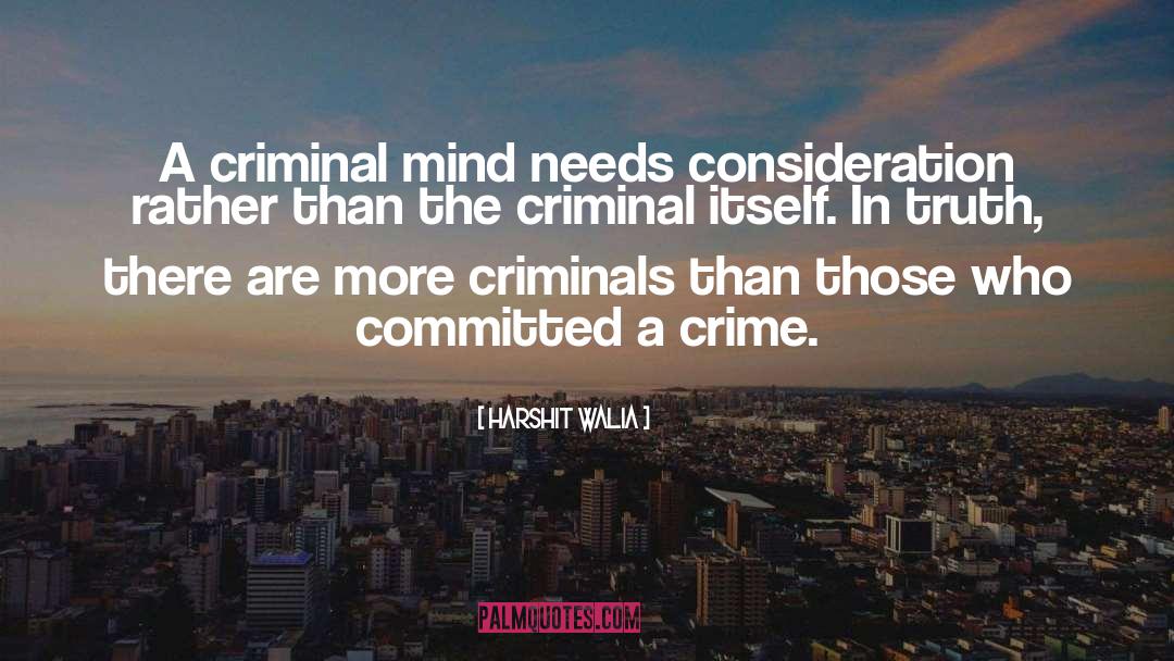 Criminal Mind quotes by Harshit Walia