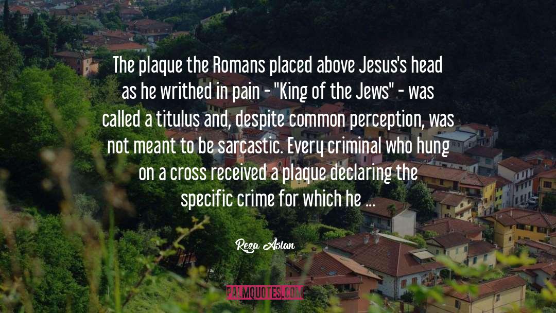 Criminal quotes by Reza Aslan