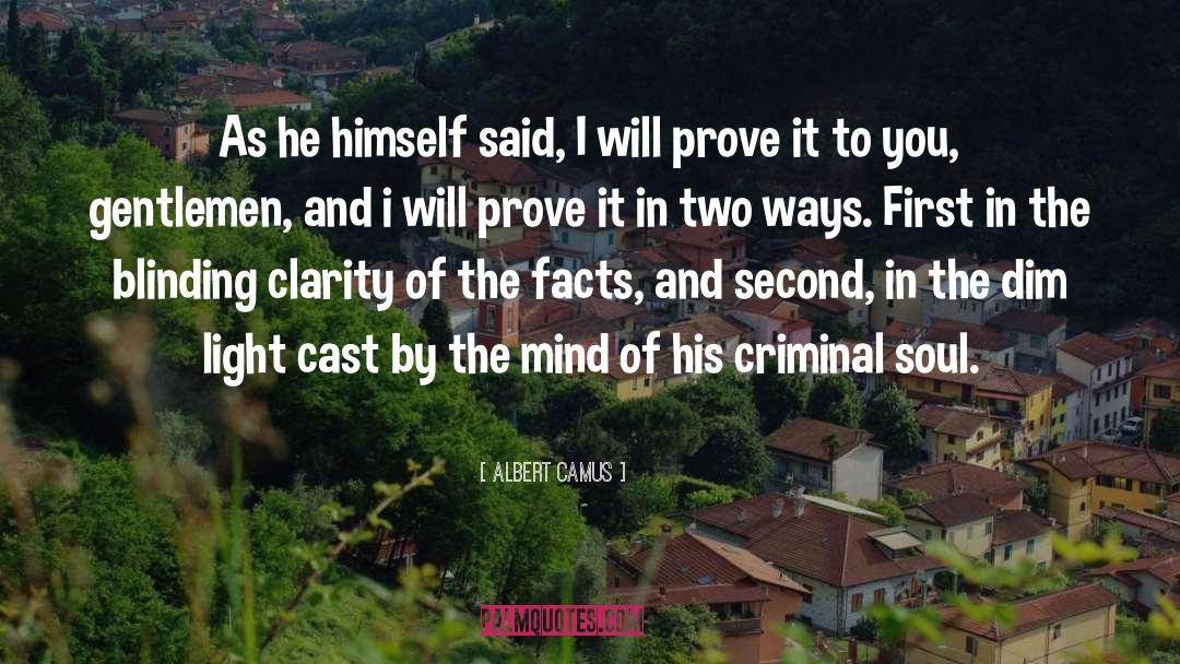 Criminal quotes by Albert Camus