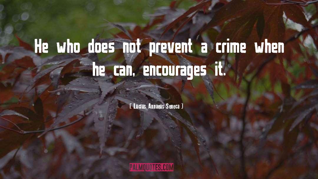 Criminality quotes by Lucius Annaeus Seneca