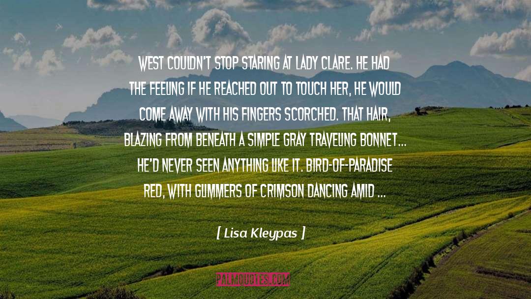 Crimson quotes by Lisa Kleypas
