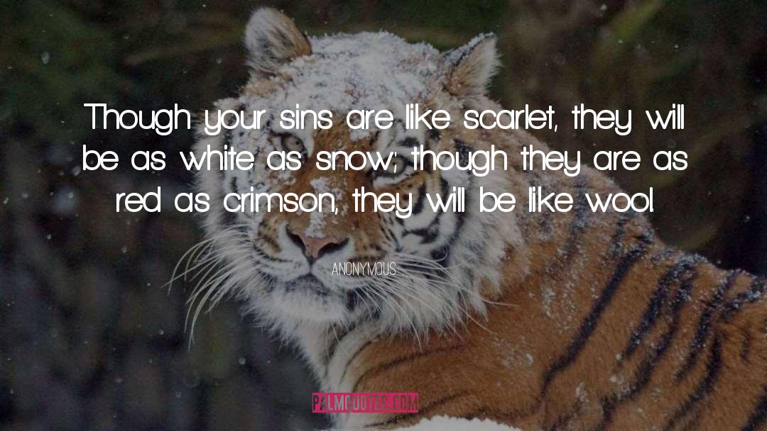 Crimson quotes by Anonymous