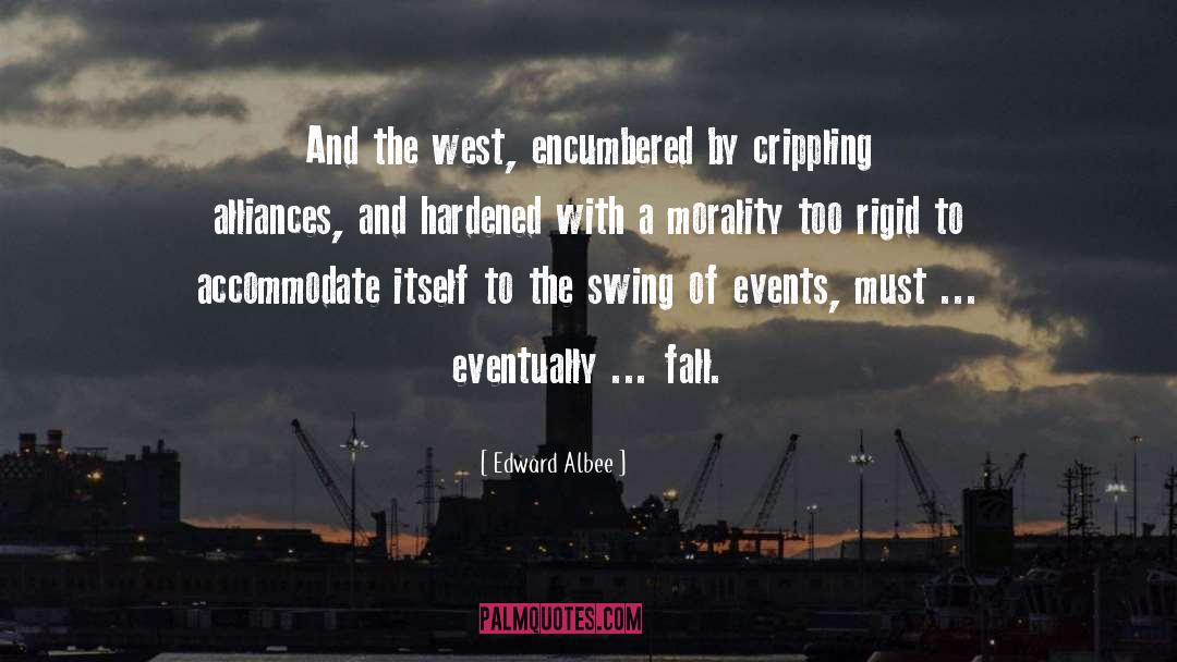 Crippling quotes by Edward Albee