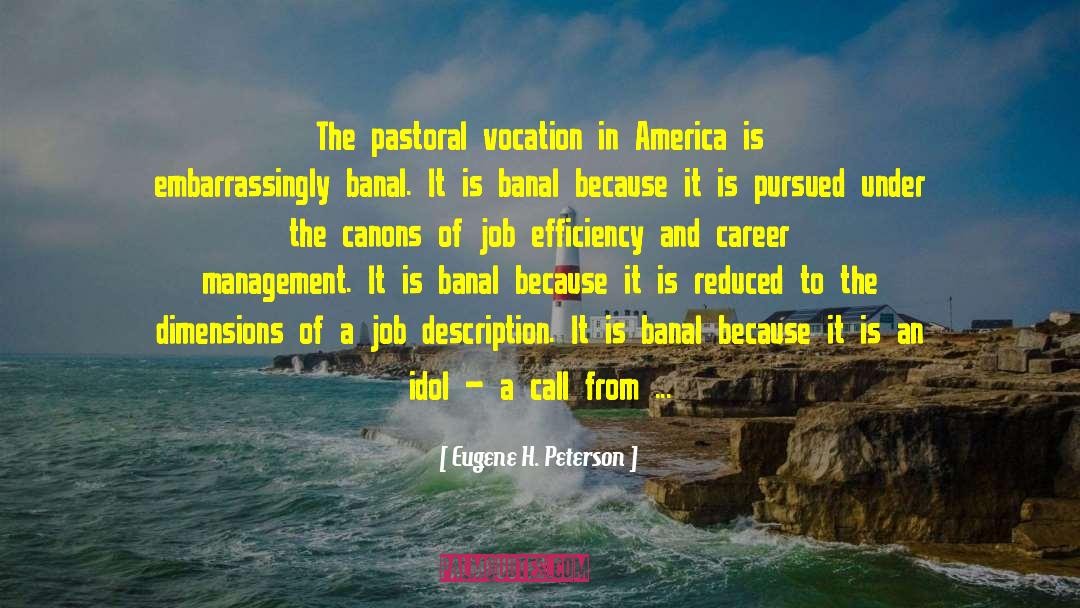 Crisis Management quotes by Eugene H. Peterson