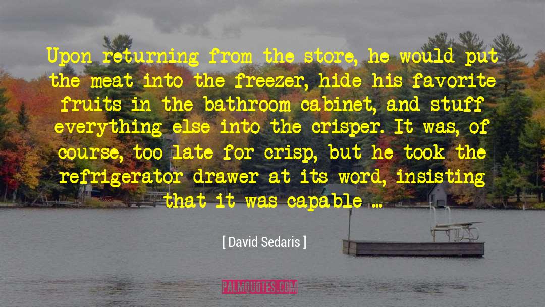 Crisp Breeze quotes by David Sedaris