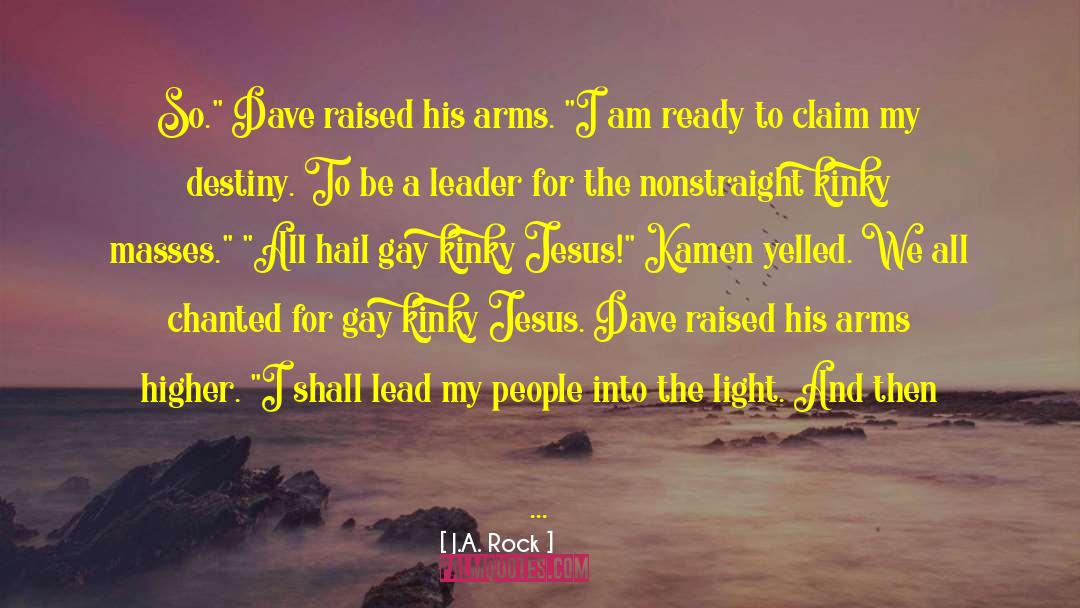 Crispin Cross Lead Avi quotes by J.A. Rock