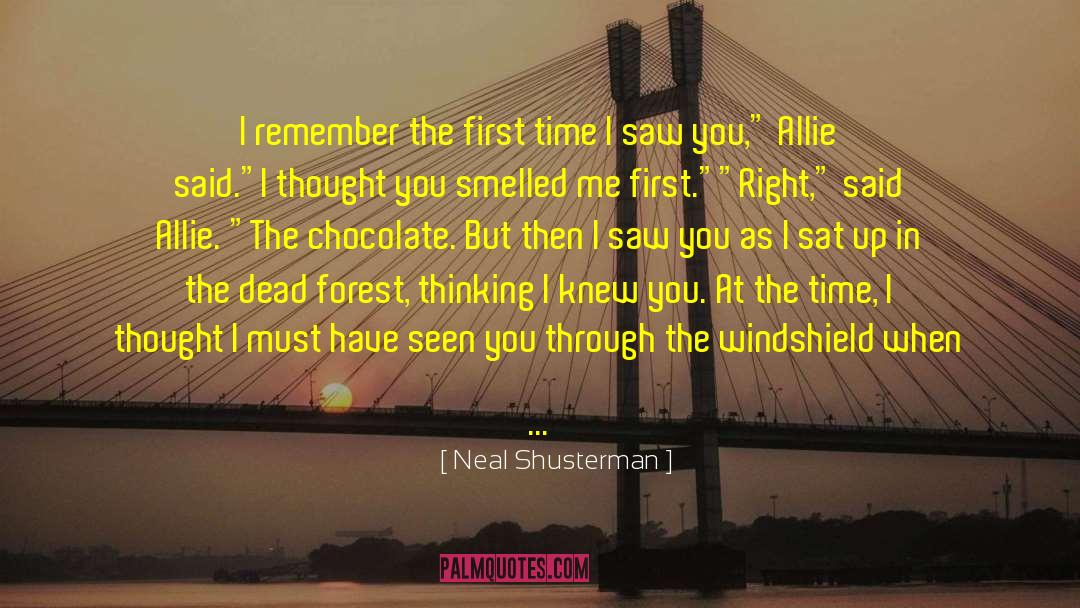 Crispo Chocolate quotes by Neal Shusterman